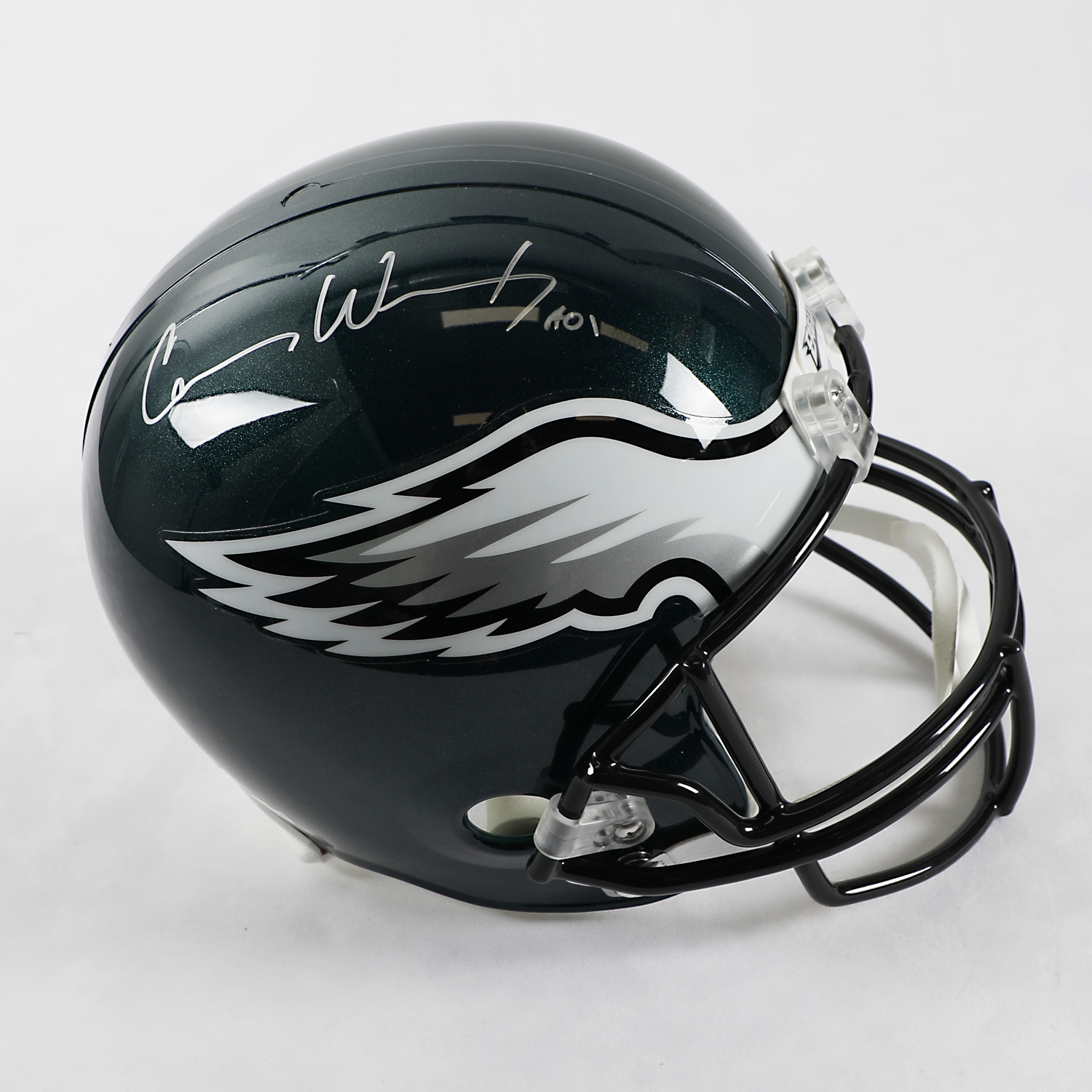 Carson Wentz Philadelphia Eagles Autographed Full Size Football Helmet