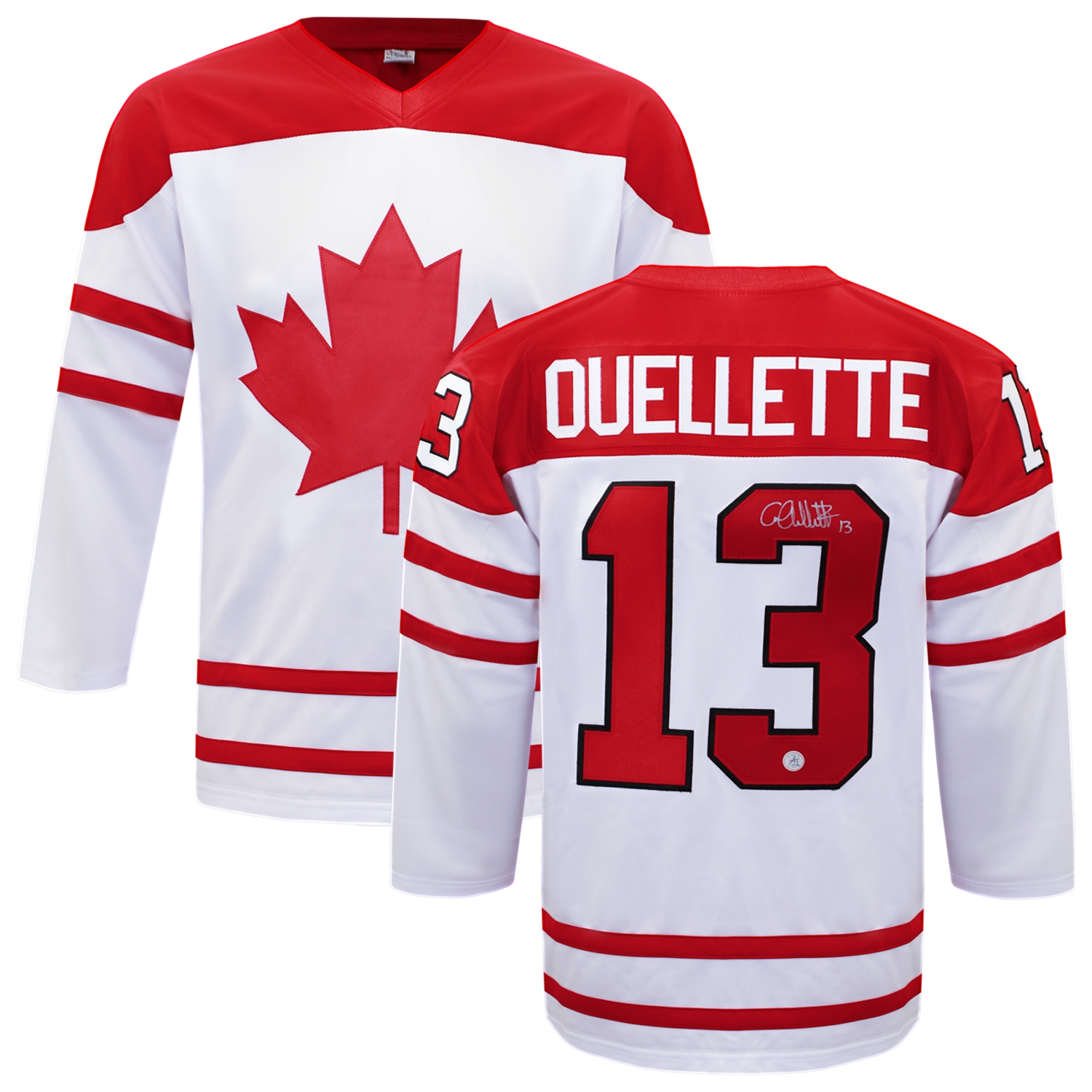 Caroline Ouellette Team Canada Signed Canadian Flag Hockey Jersey