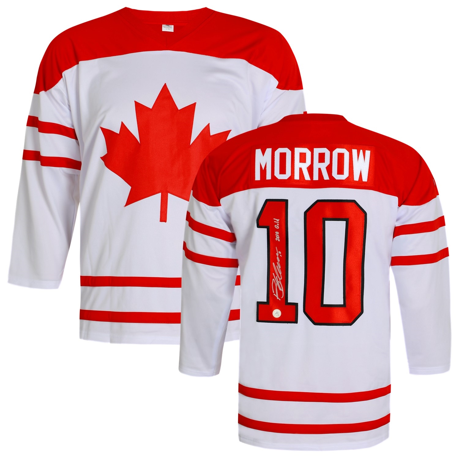 Brenden Morrow Autographed Team Canada Custom Hockey Nation Jersey