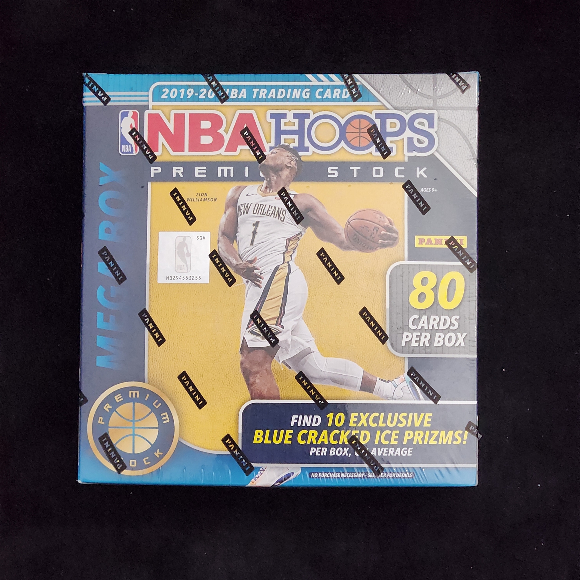 2019-20 Panini NBA Hoops Basketball Premium Stock Trading Cards Sealed Mega Box