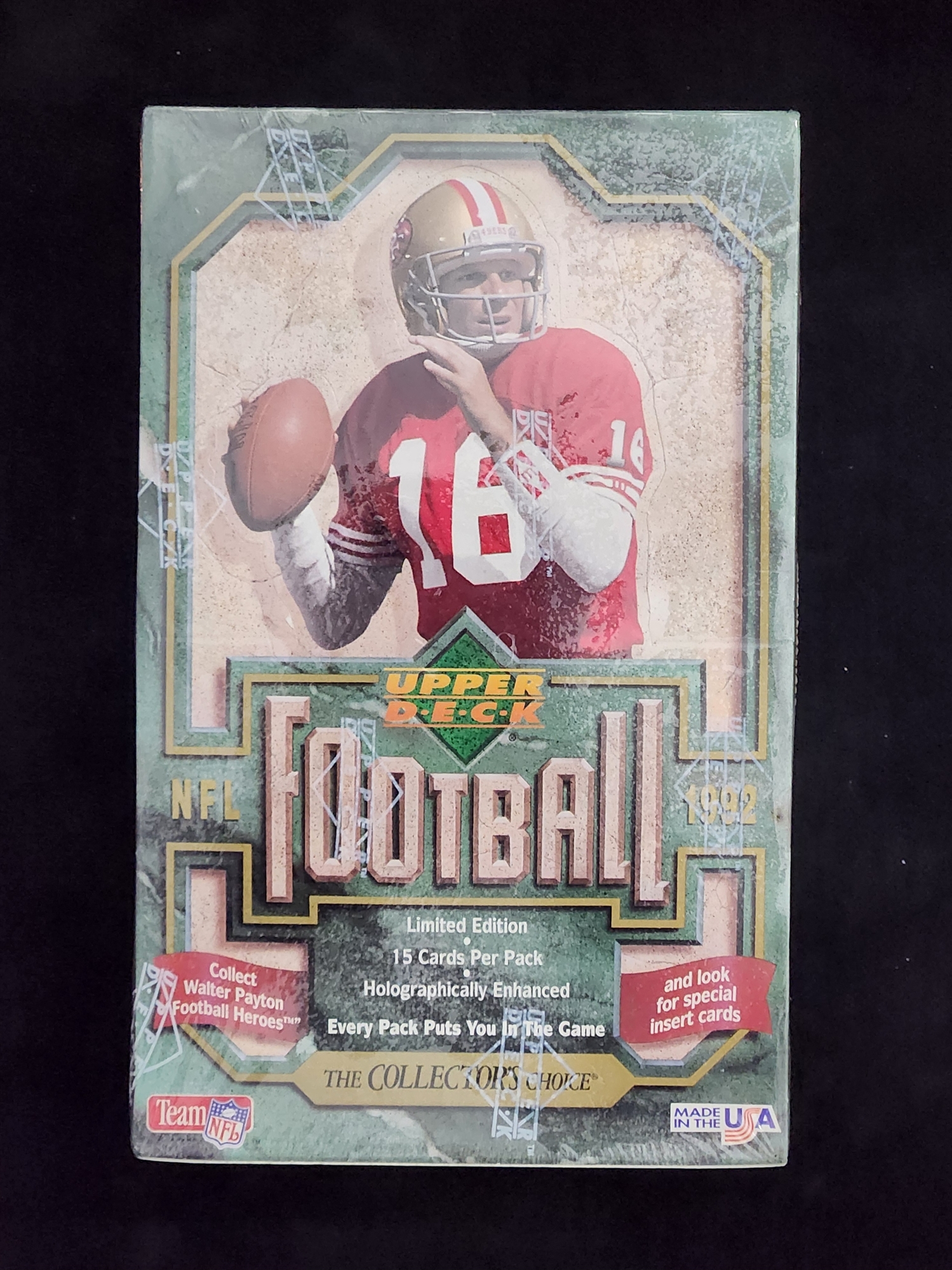 1992 Upper Deck Series 1 NFL Football Trading Cards Sealed Hobby Box