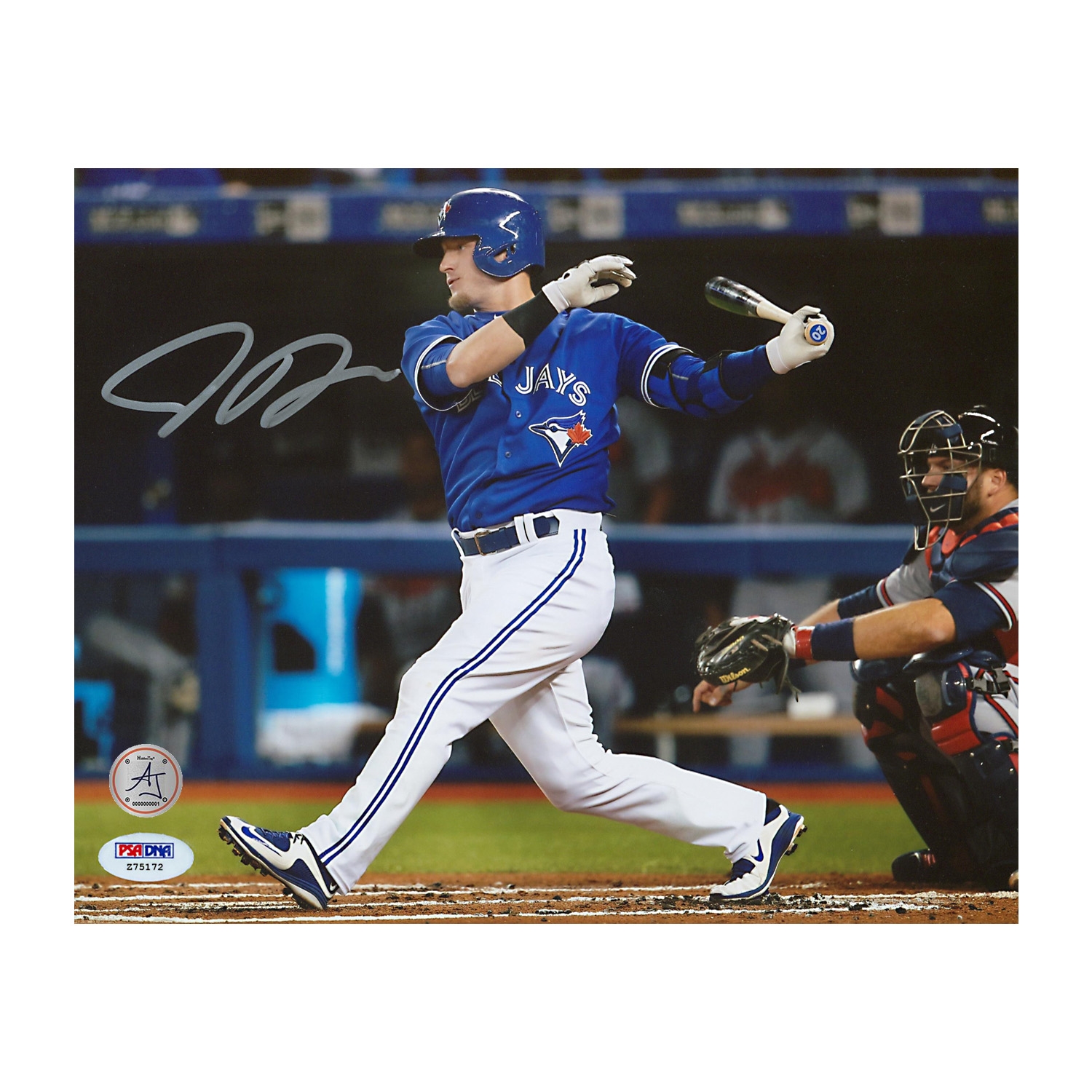 Josh Donaldson Autographed Toronto Blue Jays Batting 8x10 Photo