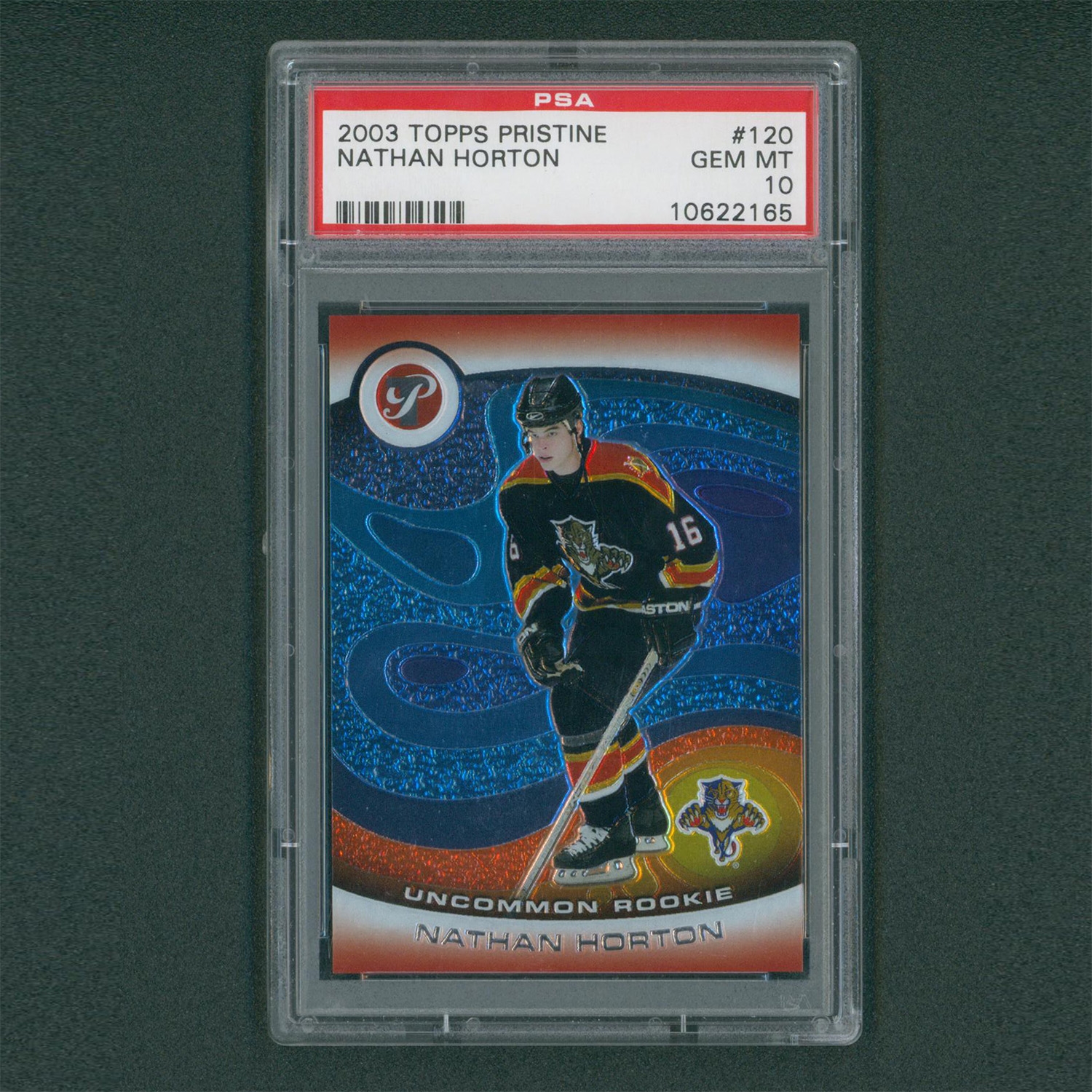 2003-04 Topps Pristine #120 Nathan Horton Rookie Card - PSA 10 Gem Mint