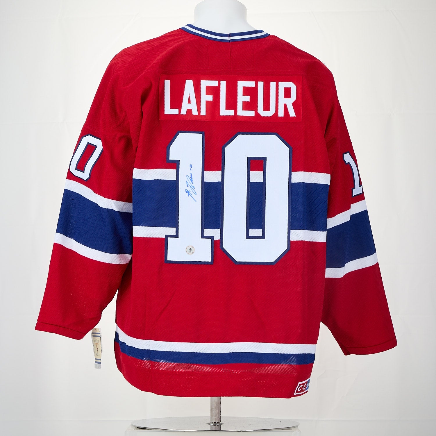 Guy Lafleur Autographed Montreal Canadiens Vintage CCM Jersey