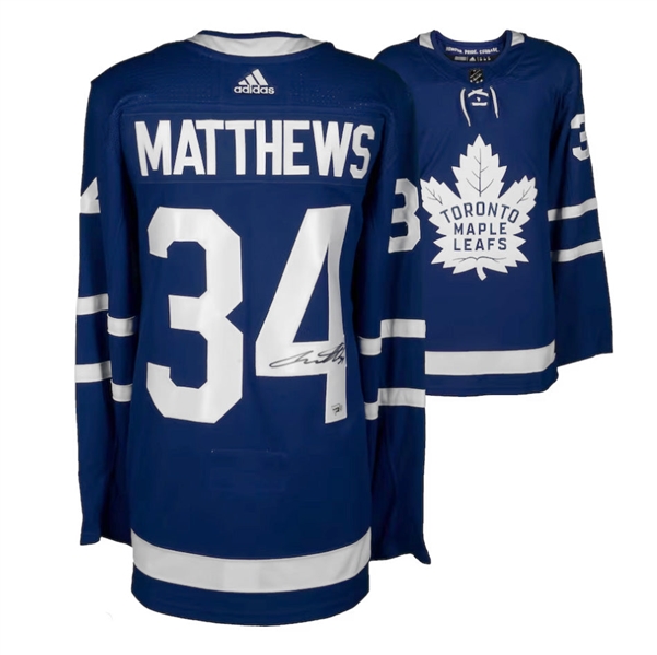 Auston Matthews Autographed Toronto Maple Leafs adidas Jersey