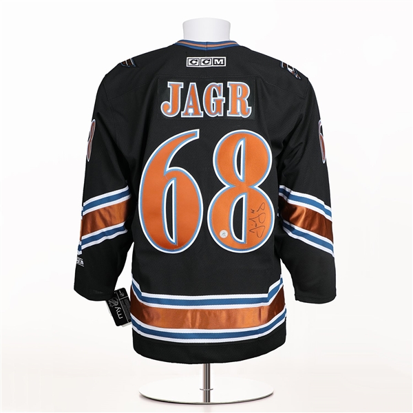 Jaromir Jagr Autographed Washington Capitals Vintage CCM Jersey