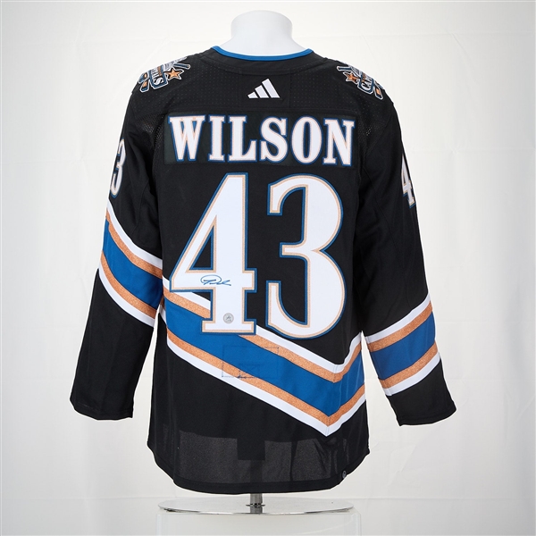 Tom Wilson Signed Washington Capitals Reverse Retro 2.0 adidas Jersey