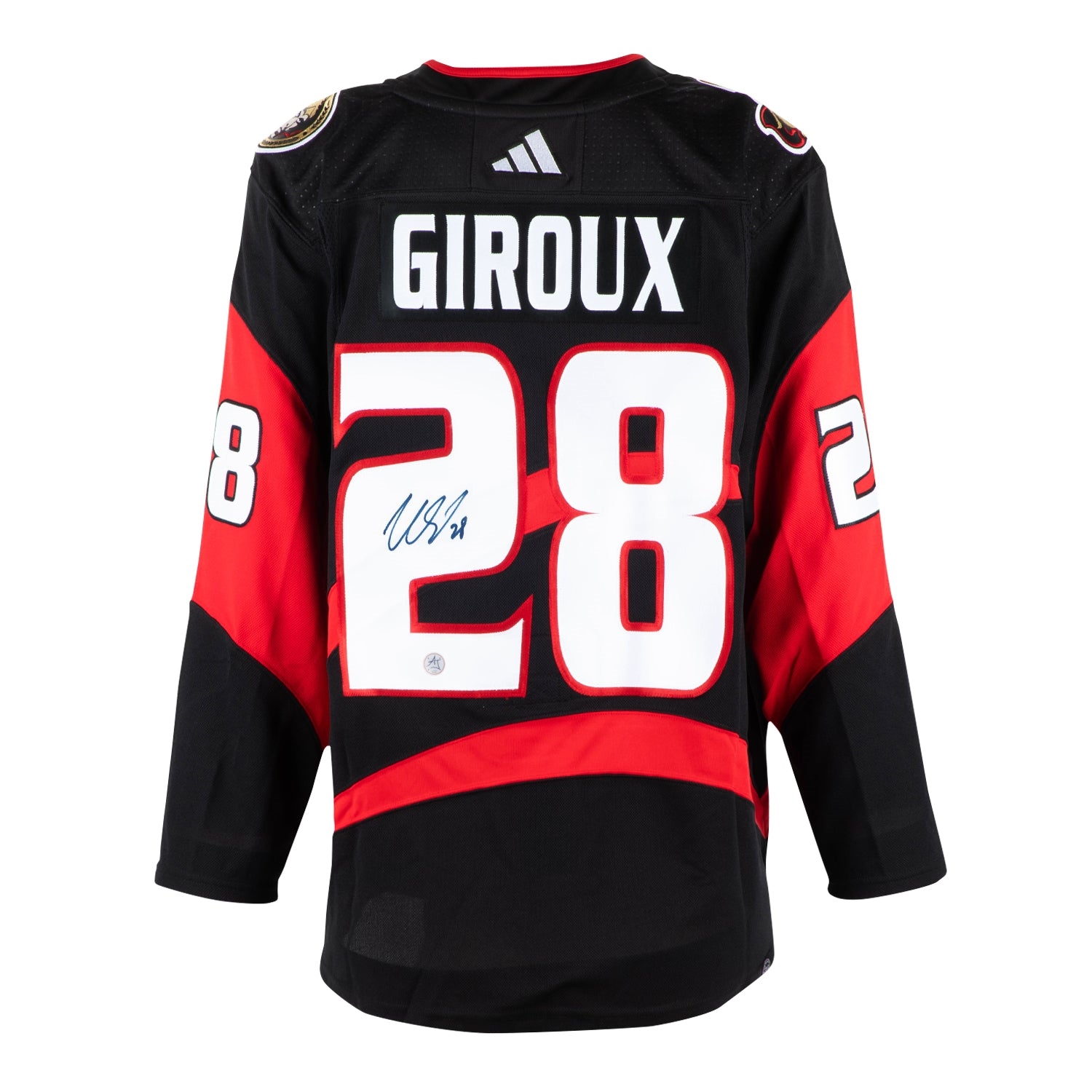 Claude Giroux Signed Ottawa Senators Reverse Retro 2.0 adidas Jersey