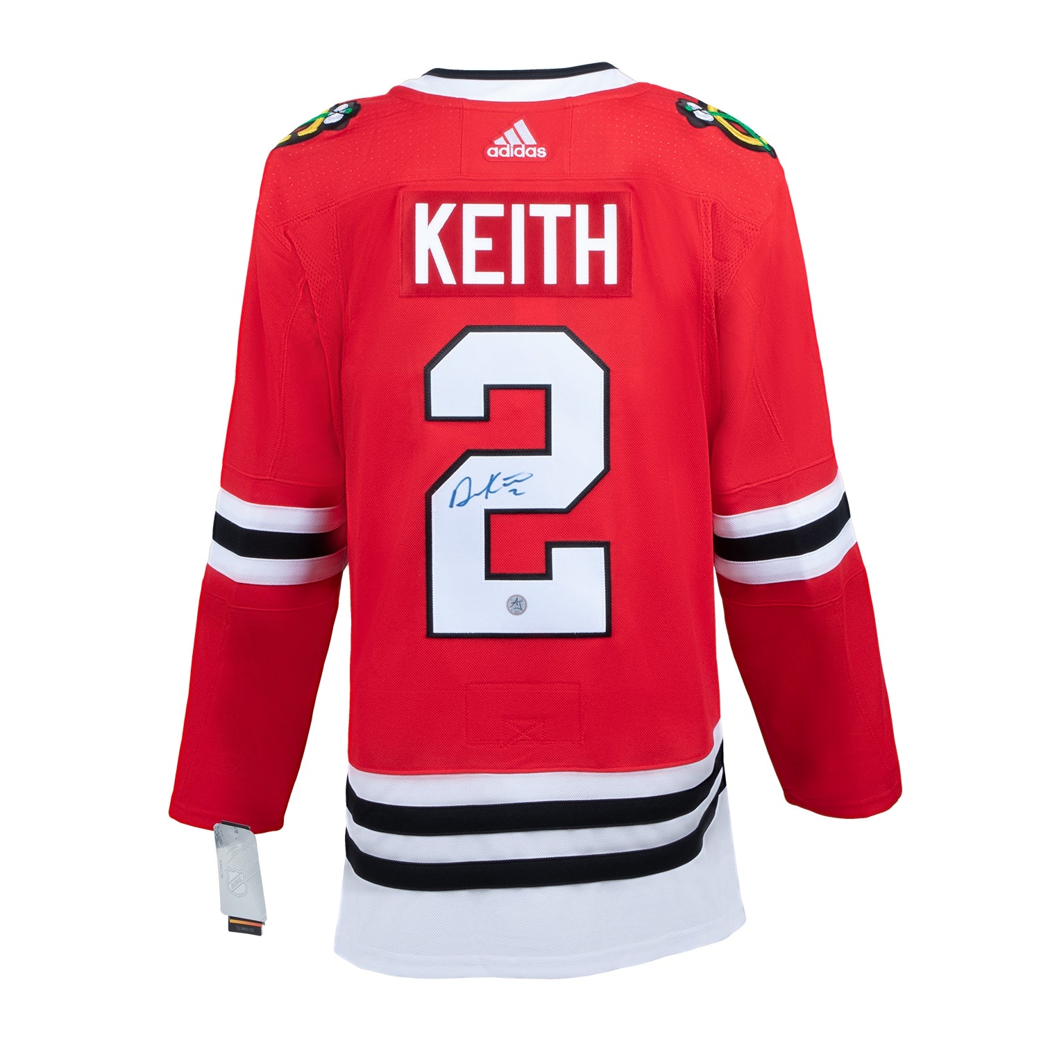 Duncan Keith Autographed Chicago Blackhawks Red adidas Jersey