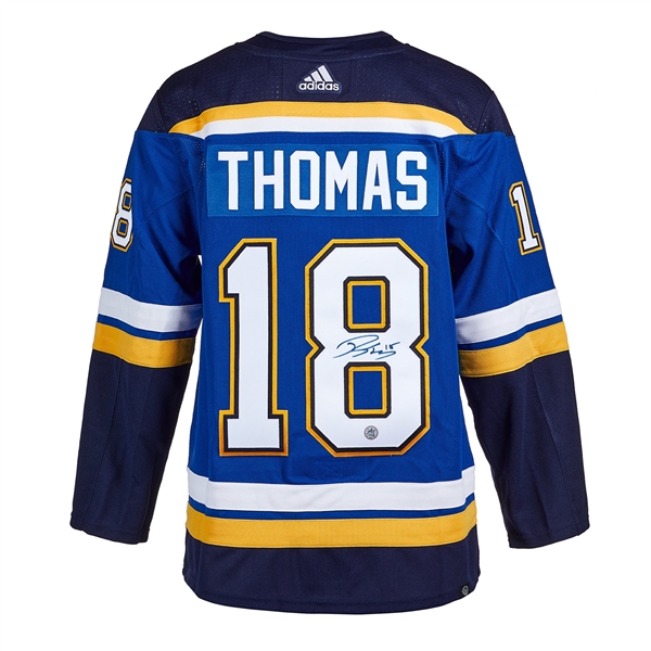 Robert Thomas Autographed St Louis Blues adidas Jersey