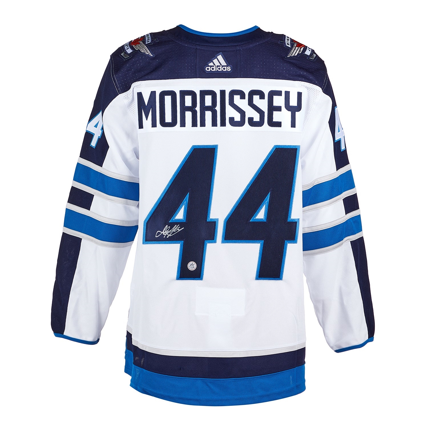 Josh Morrissey Signed Winnipeg Jets White adidas Jersey