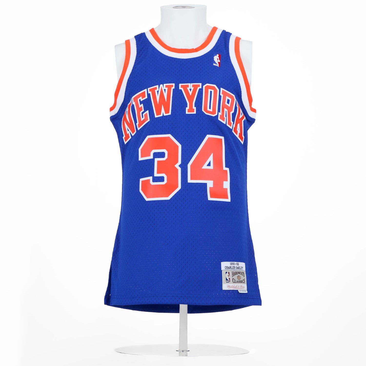 Charles Oakley Signed New York Knicks Mitchell & Ness Jersey (Small)