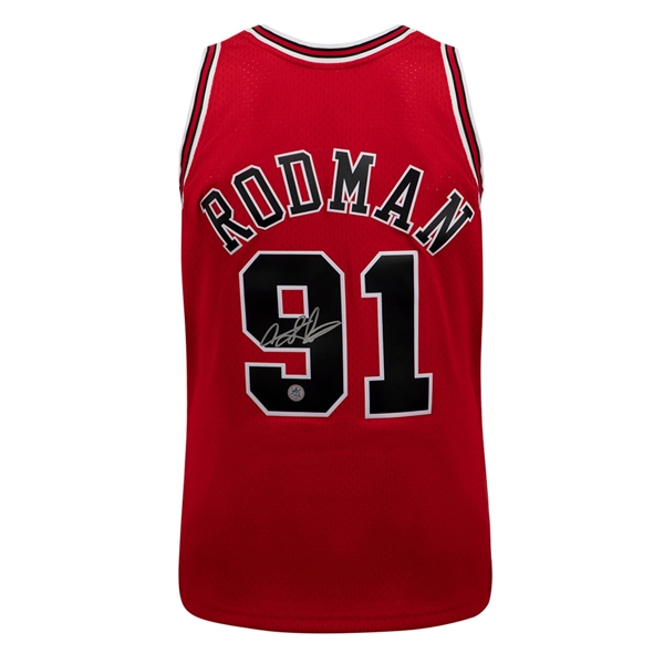 Dennis Rodman Autographed Chicago Bulls Mitchell & Ness Jersey