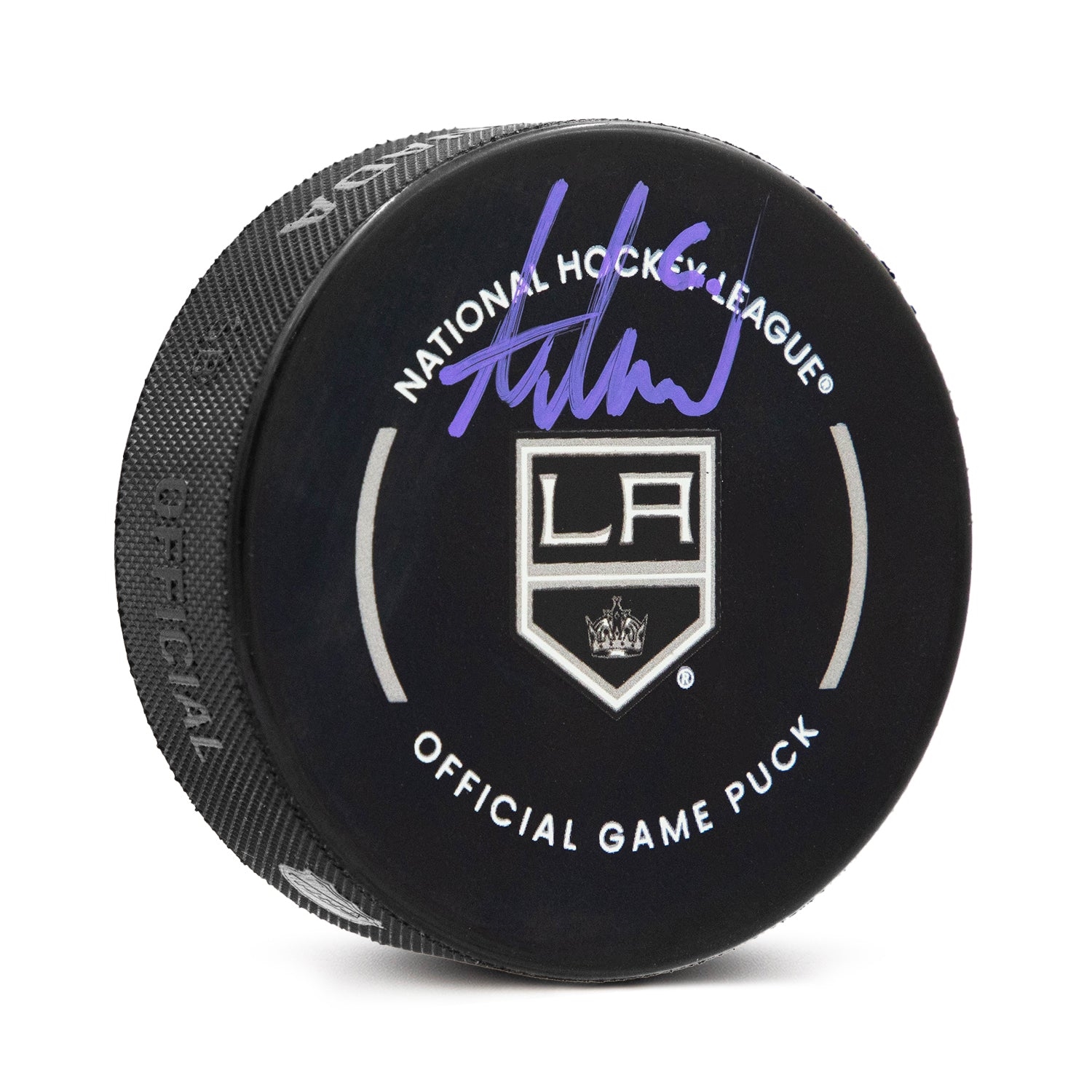 Adrian Kempe Signed Los Angeles Kings Official Game Puck