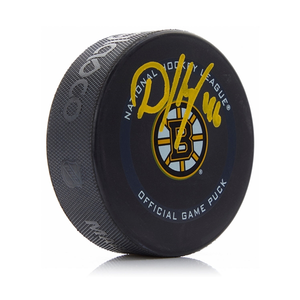 David Krejci Signed Boston Bruins Official Game Puck