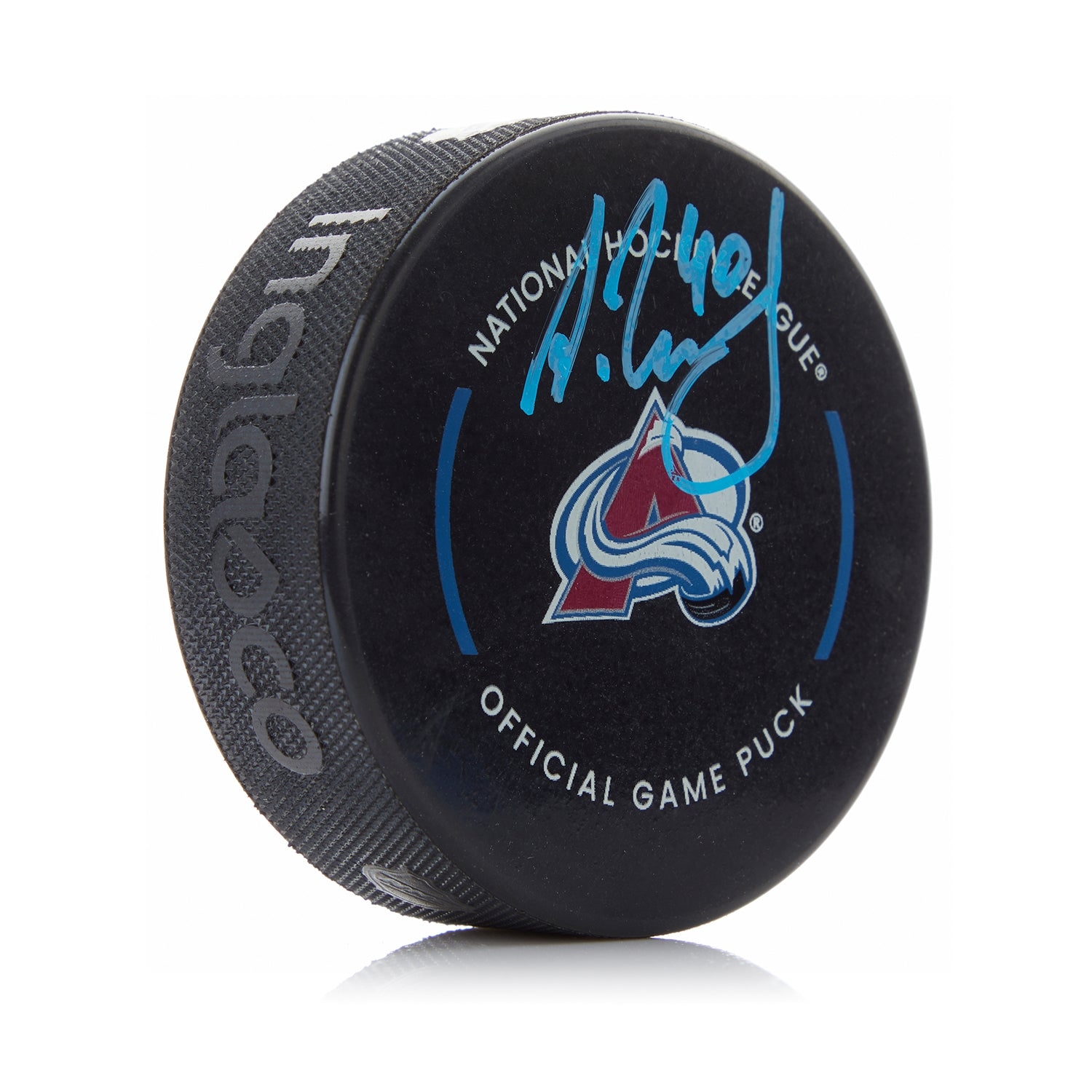 Alexandar Georgiev Autographed Colorado Avalanche Official Game Puck