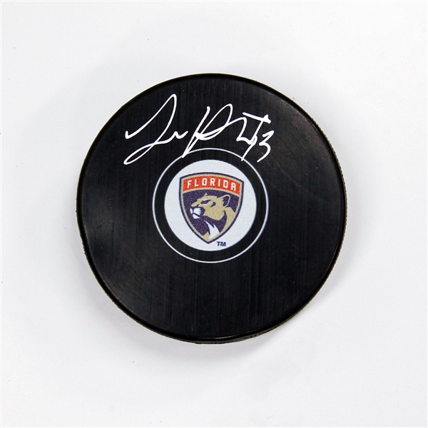 Sam Reinhart Autographed Florida Panthers Hockey Puck