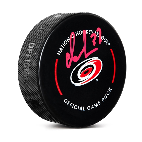 Andrei Svechnikov Signed Carolina Hurricanes Official Game Puck