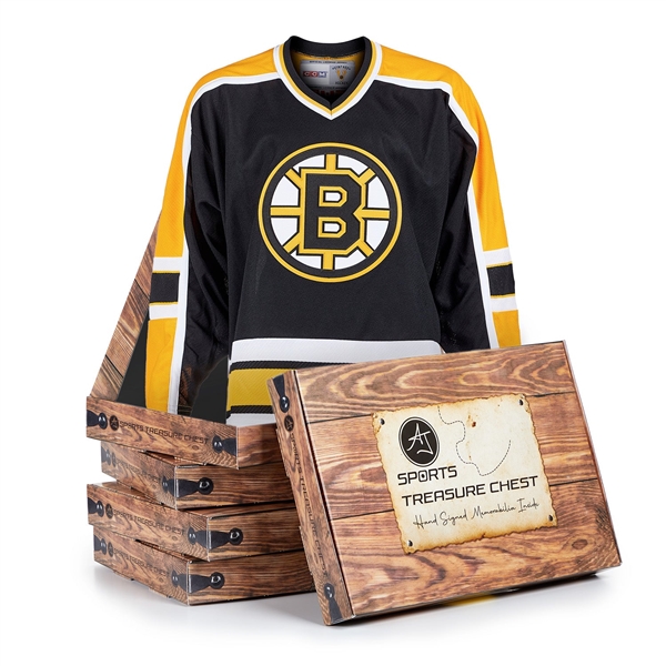 AJ Sports Boston Hockey Mystery Collectible Fan Chest