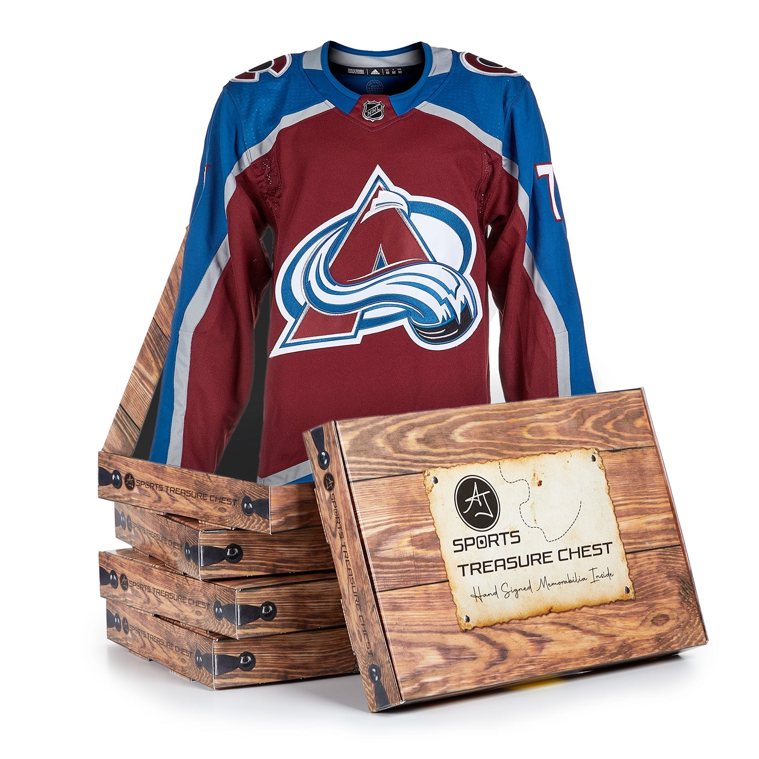 AJ Sports Colorado Hockey Mystery Collectible Fan Chest