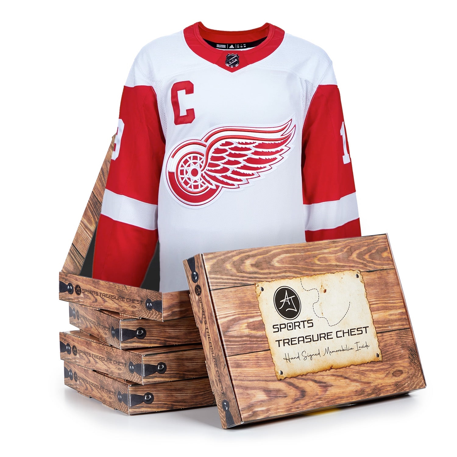 AJ Sports Detroit Hockey Mystery Collectible Fan Chest