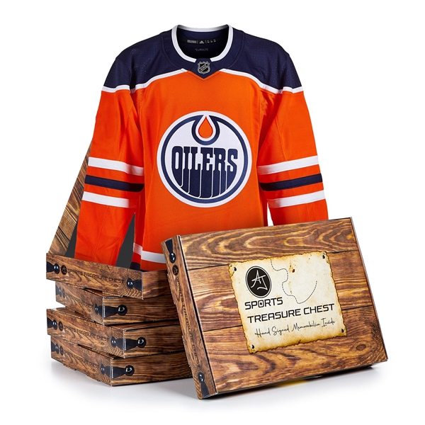 AJ Sports Edmonton Hockey Mystery Collectible Fan Chest