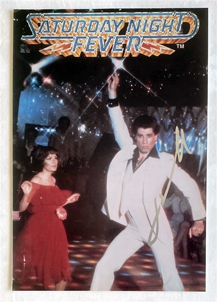 John Travolta Signed Saturday Night Fever 8x12 Photo