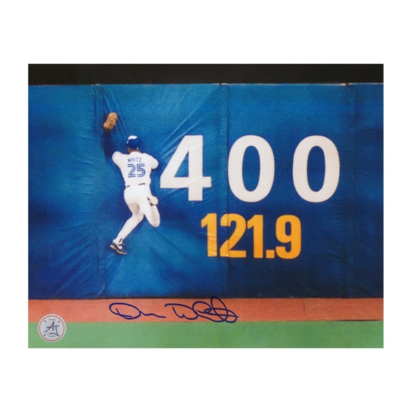 Devon White Signed Toronto Blue Jays World Series The Catch 8x10 Photo