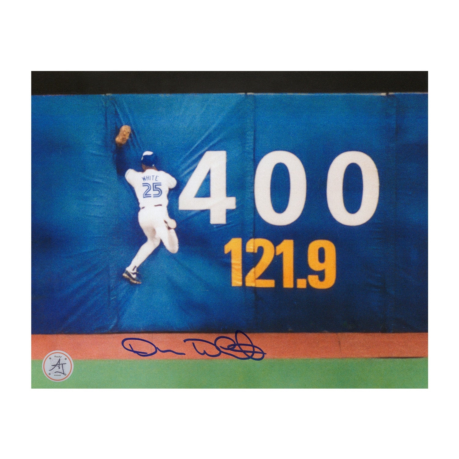 Devon White Signed Toronto Blue Jays World Series The Catch 8x10 Photo