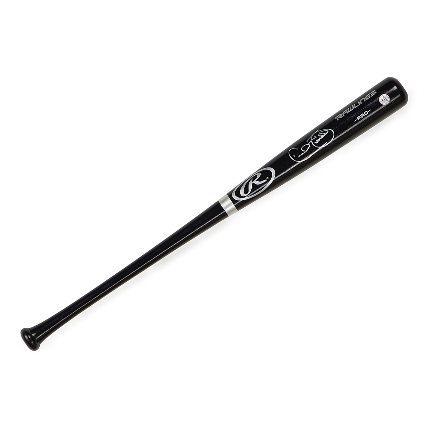 Cecil Fielder Autographed Rawlings Black Big Stick Baseball Bat