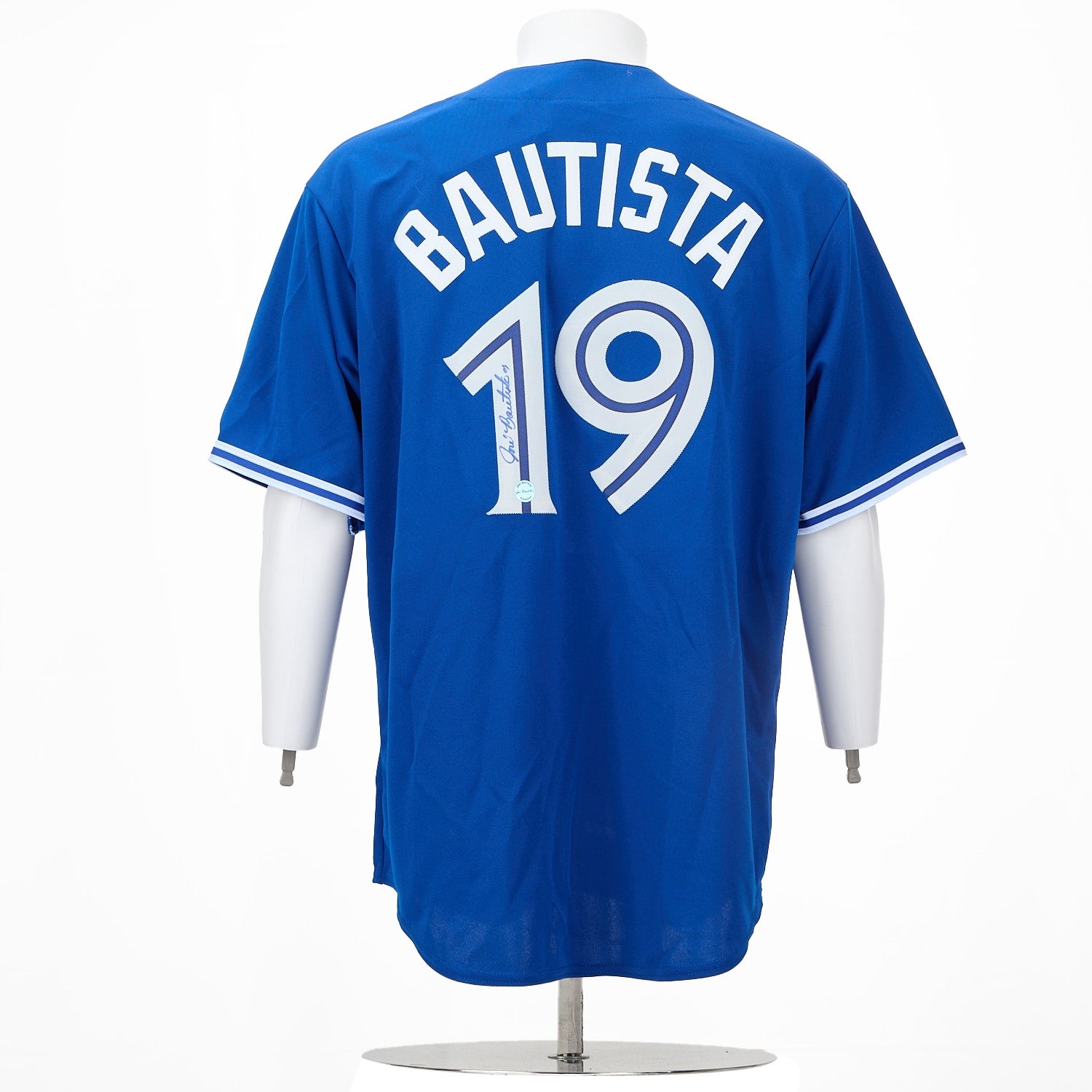 Jose Bautista Autographed Toronto Blue Jays Majestic Jersey