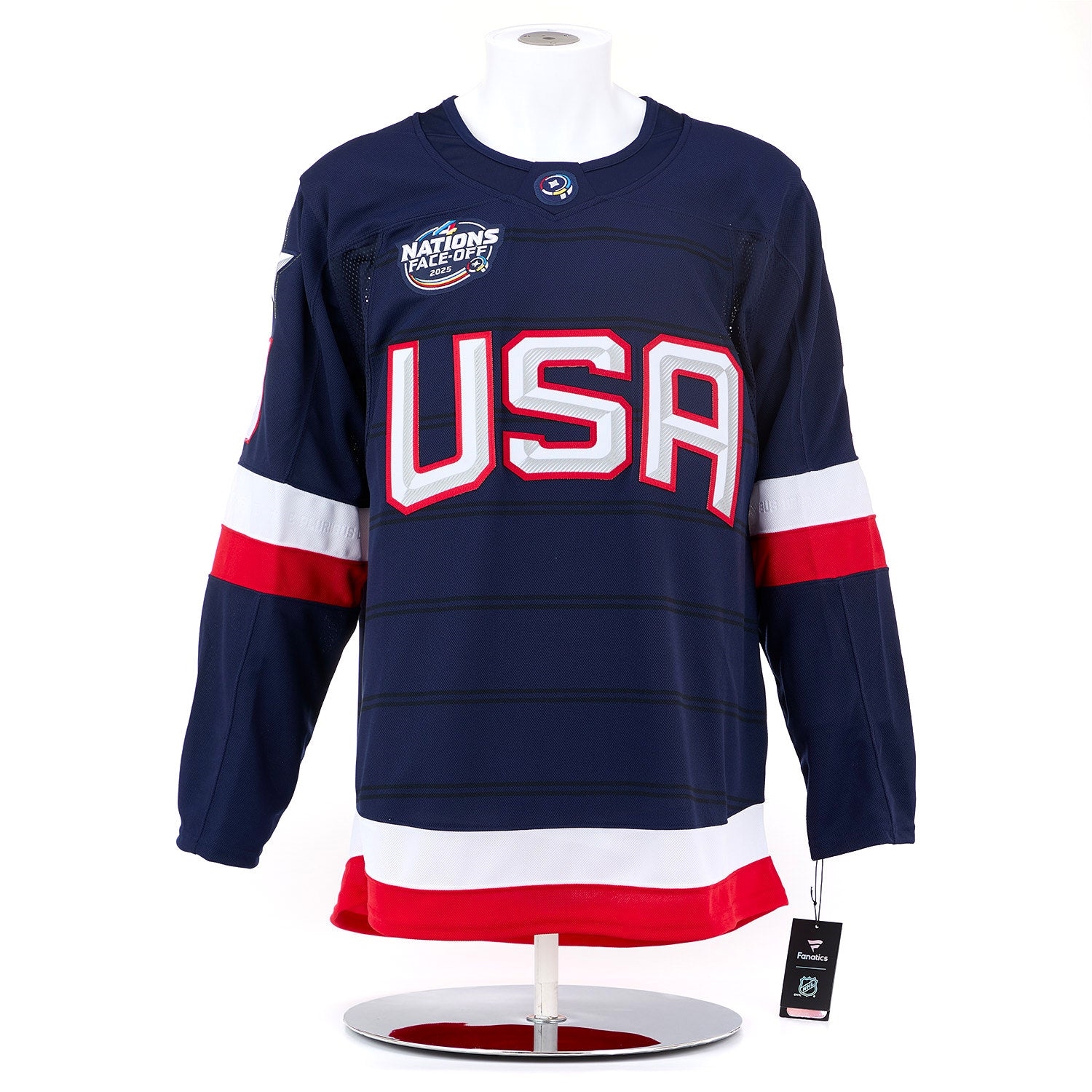 Brady Tkachuk Signed Team USA 4 Nations Face-Off Fanatics Premium Jersey