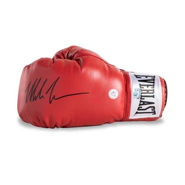 Mike Tyson Autographed Red Everlast Boxing Glove