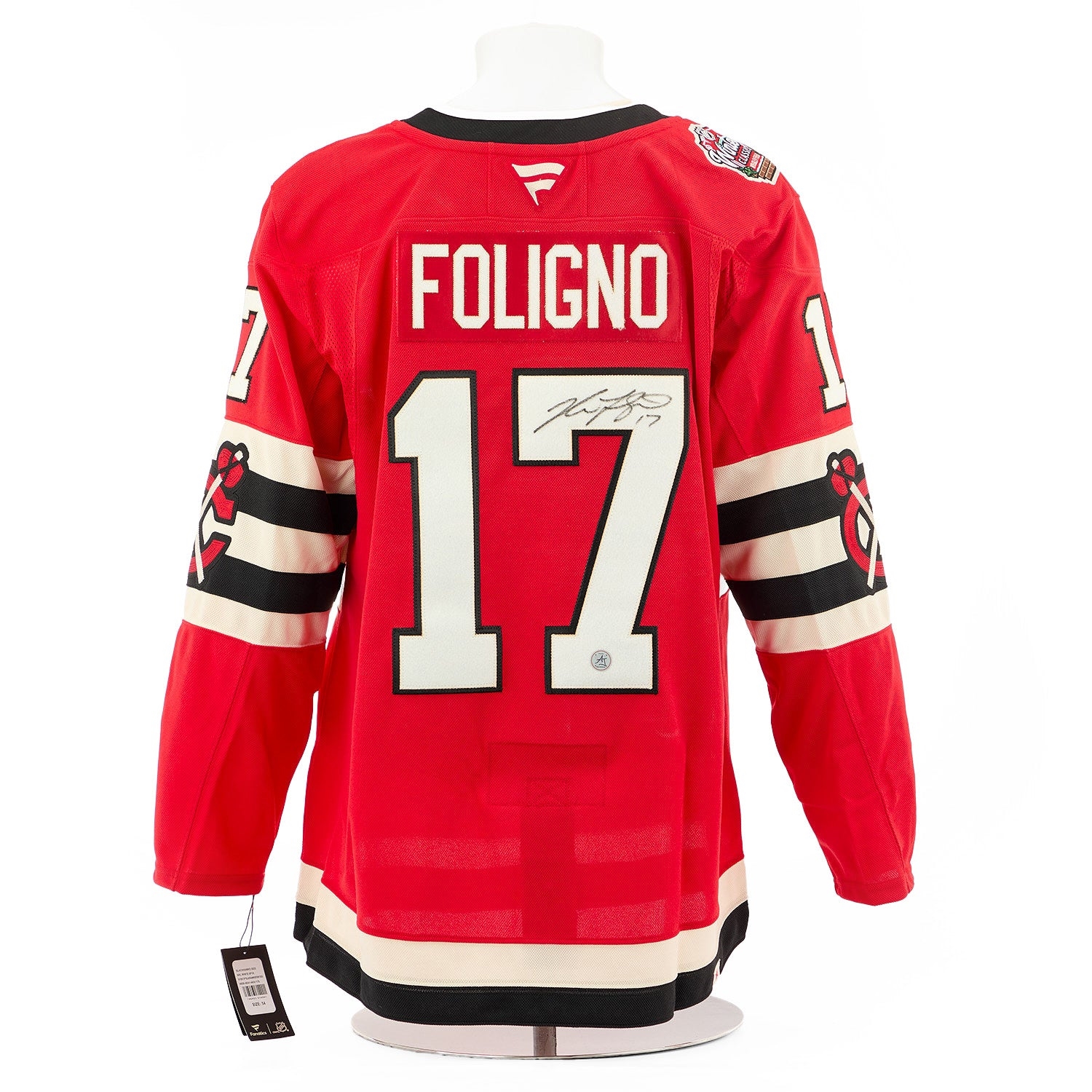 Nick Foligno Signed Chicago Blackhawks Winter Classic Fanatics Premium Jersey