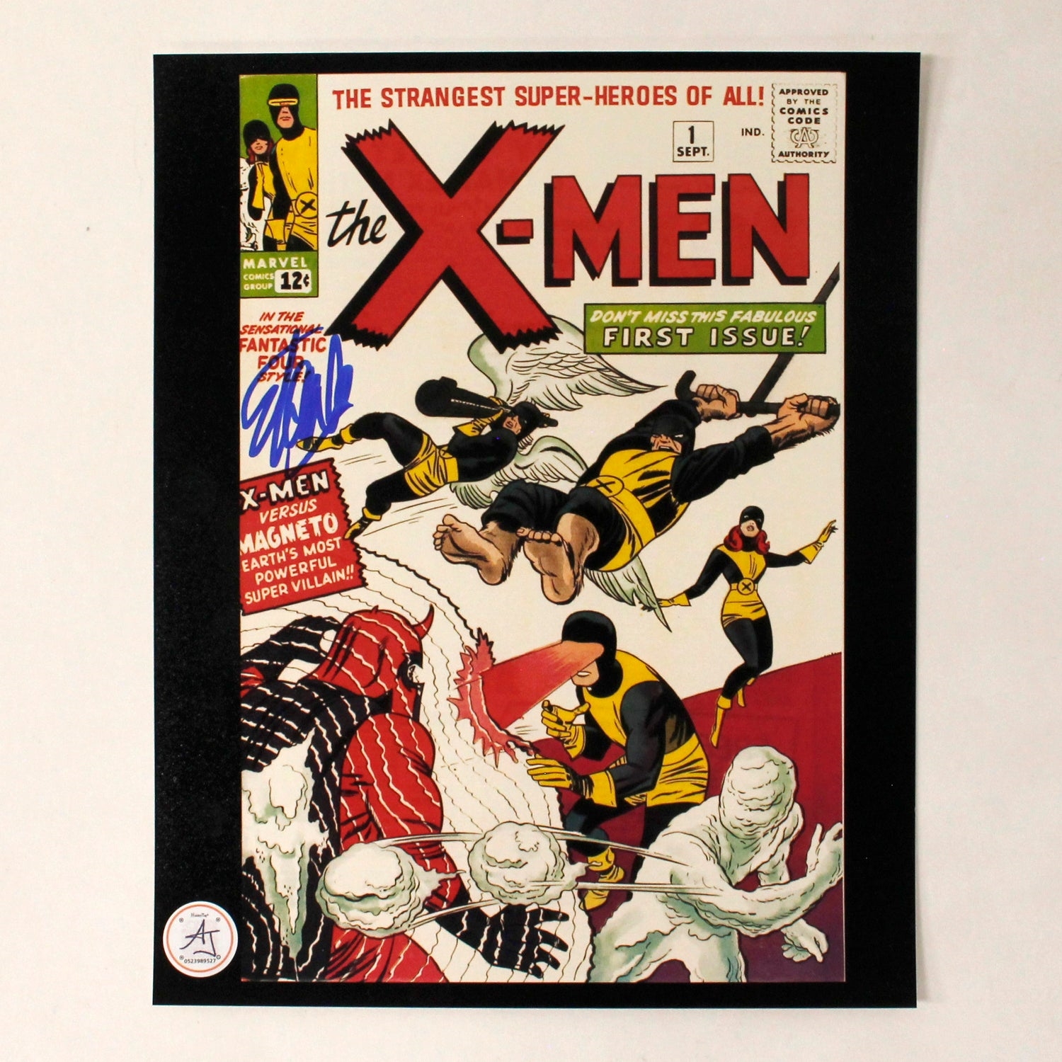 Stan Lee Autographed The X-Men #1 Comic Book Cover 8x10 Photo