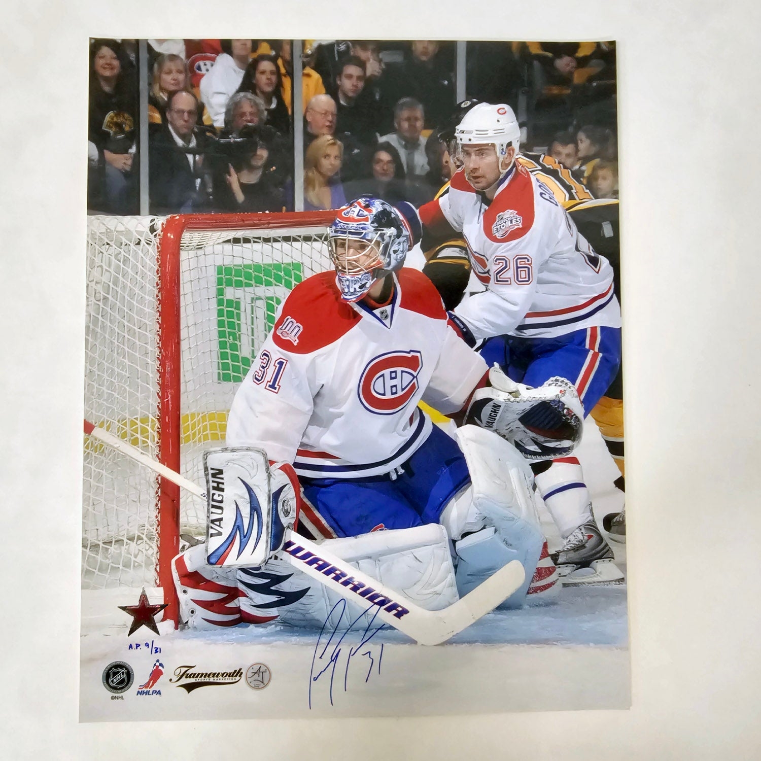 Carey Price Autographed Montreal Canadiens Goalie 16x20 Photo