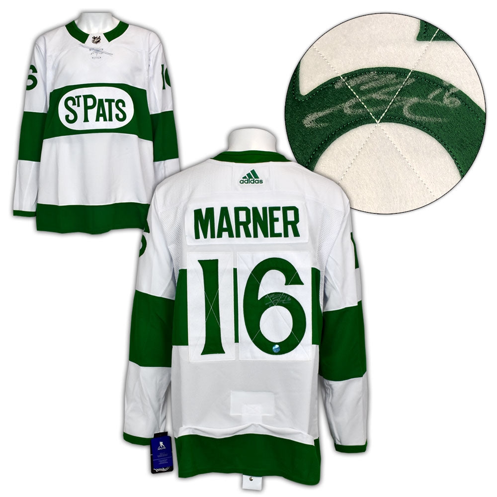 Mitch Marner Signed Toronto Maple Leafs St Pats Heritage adidas Jersey