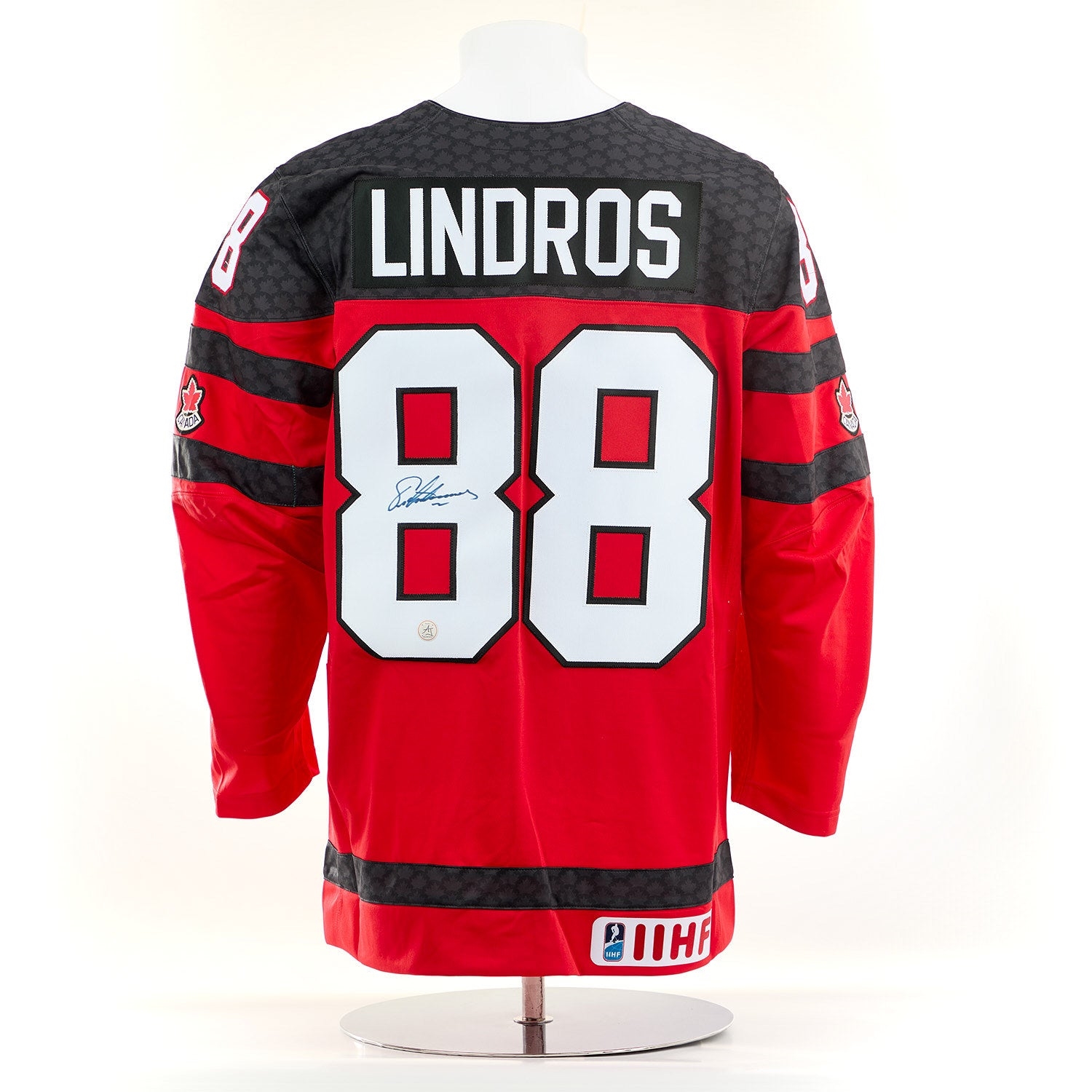 Eric Lindros Autographed Team Canada 100th Anniversary Nike Hockey Jersey