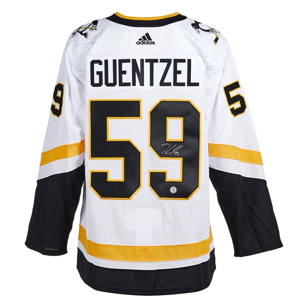 Jake Guentzel Signed Pittsburgh Penguins Reverse Retro adidas Jersey