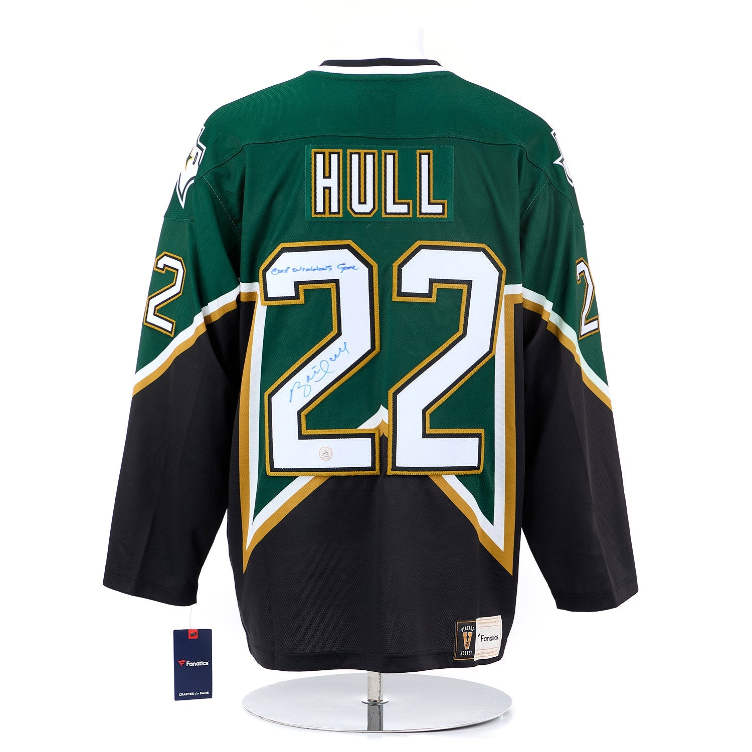 Brett Hull Dallas Stars Signed & Inscribed 1999 Stanley Cup Fanatics Jersey