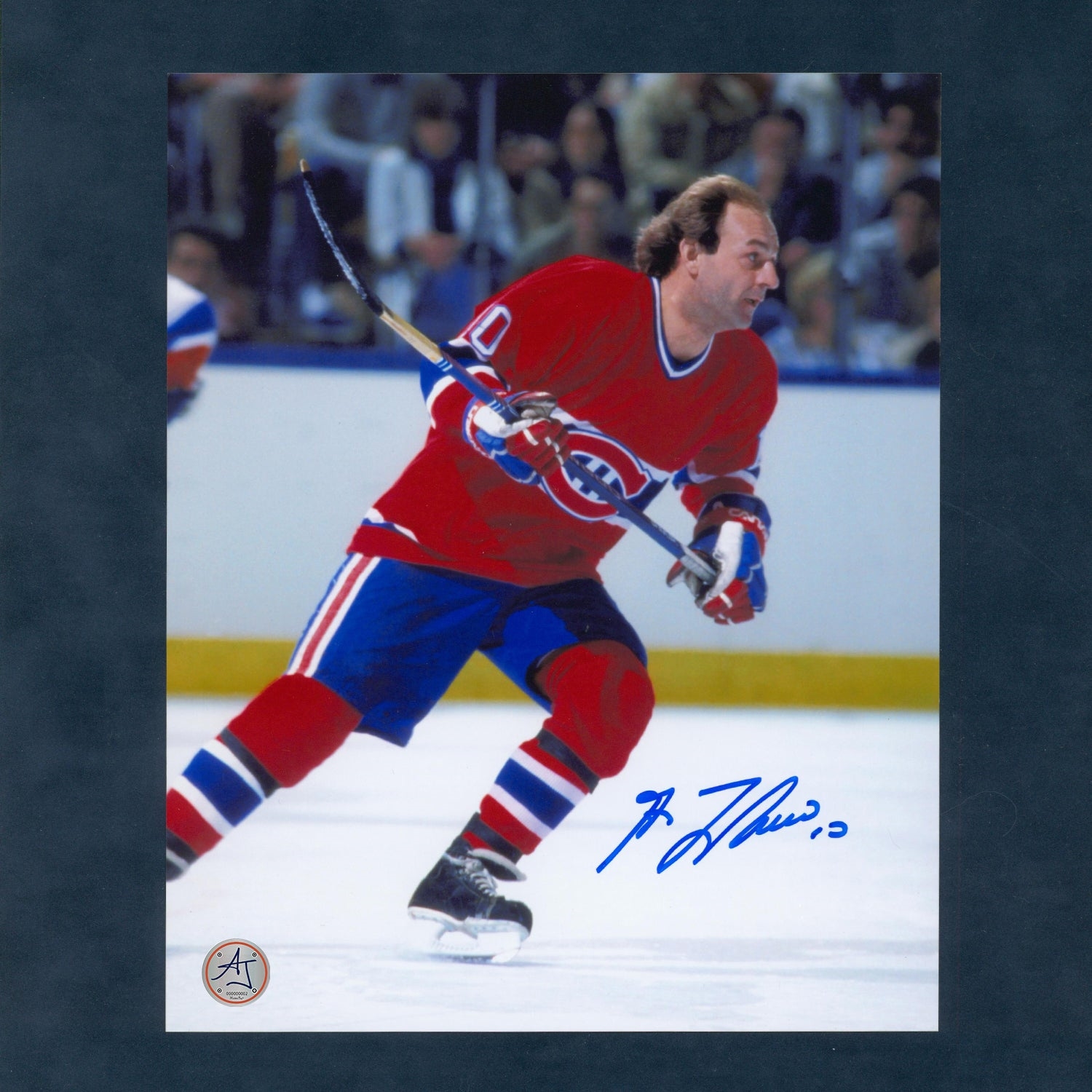 Guy Lafleur Autographed Montreal Canadiens Classic Hockey 8x10 Photo