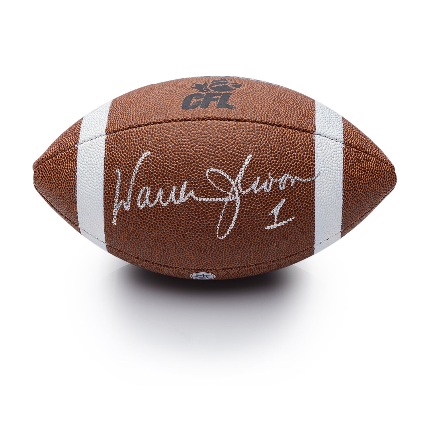 Warren Moon Autographed CFL Wilson Composite Football