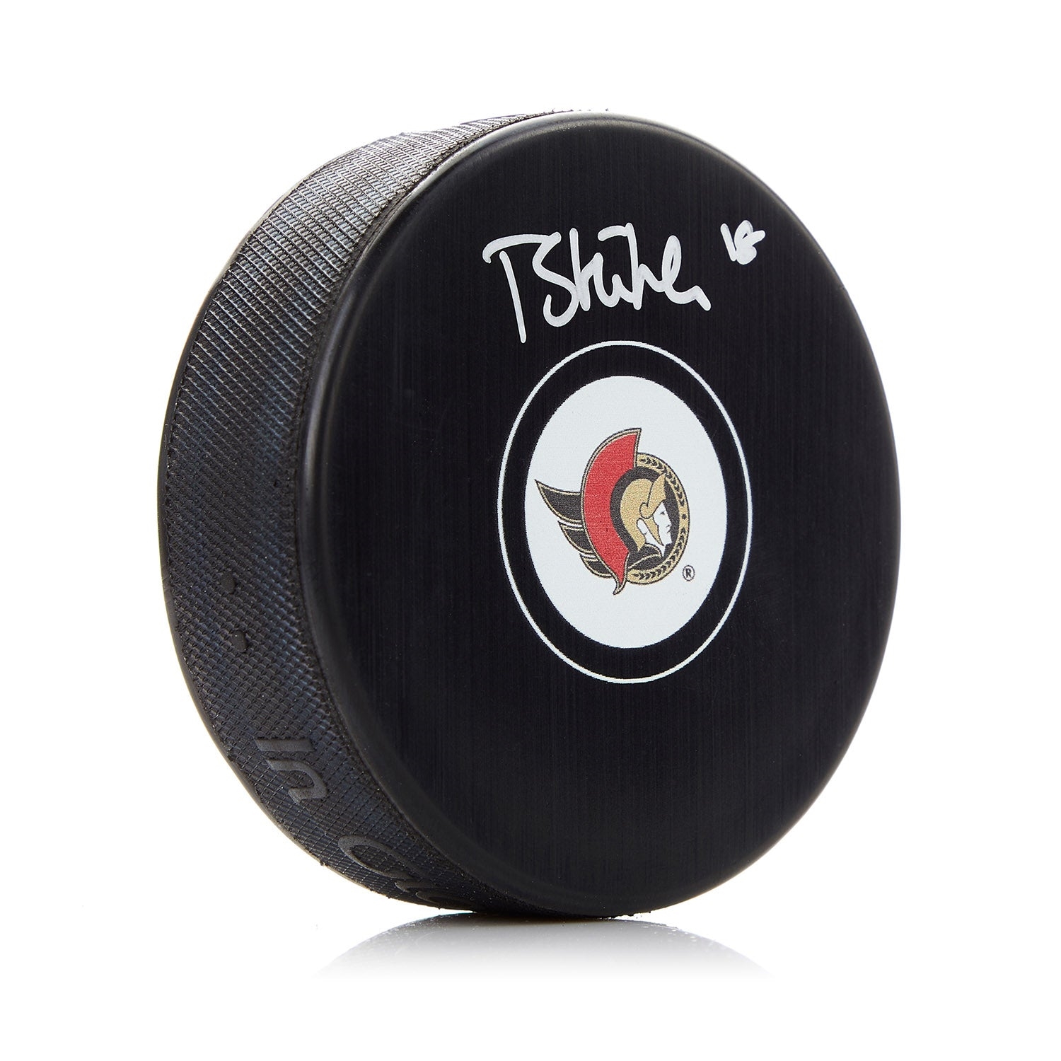 Tim Stutzle Autographed Ottawa Senators Hockey Puck