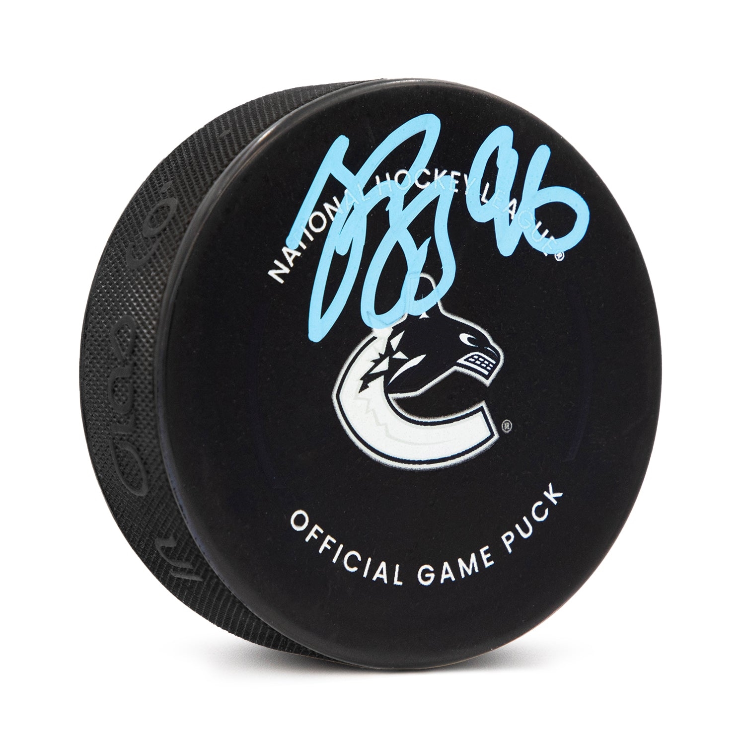 Andrei Kuzmenko Signed Vancouver Canucks Official Game Puck