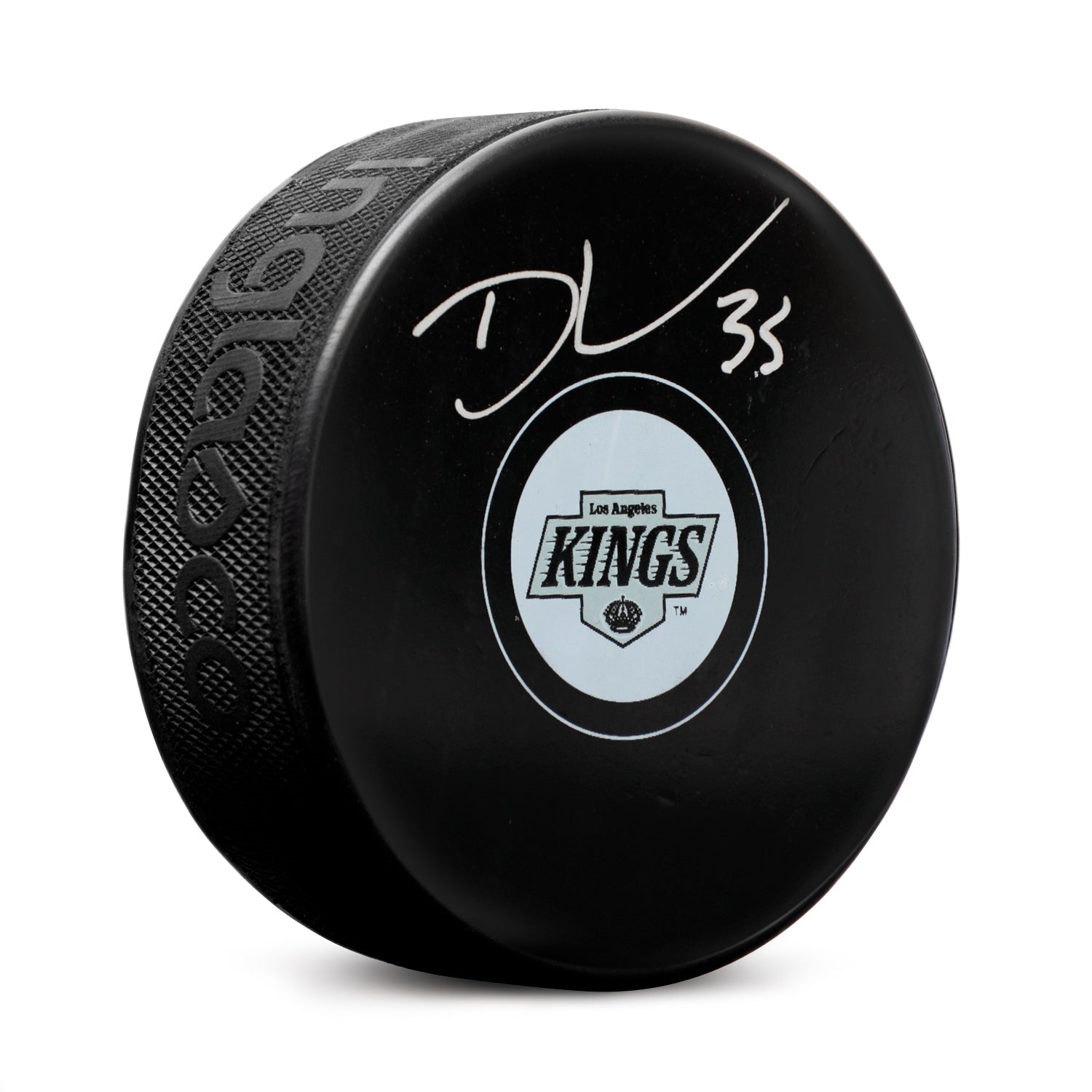 Darcy Kuemper Autographed Los Angeles Kings Hockey Puck