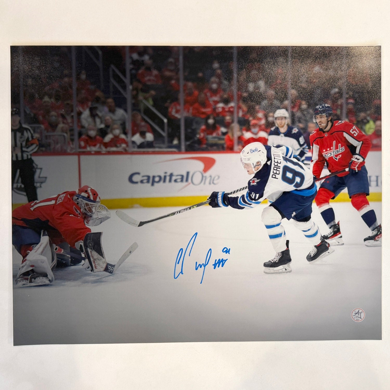 Cole Perfetti Autographed Winnipeg Jets Breakaway 16x20 Photo