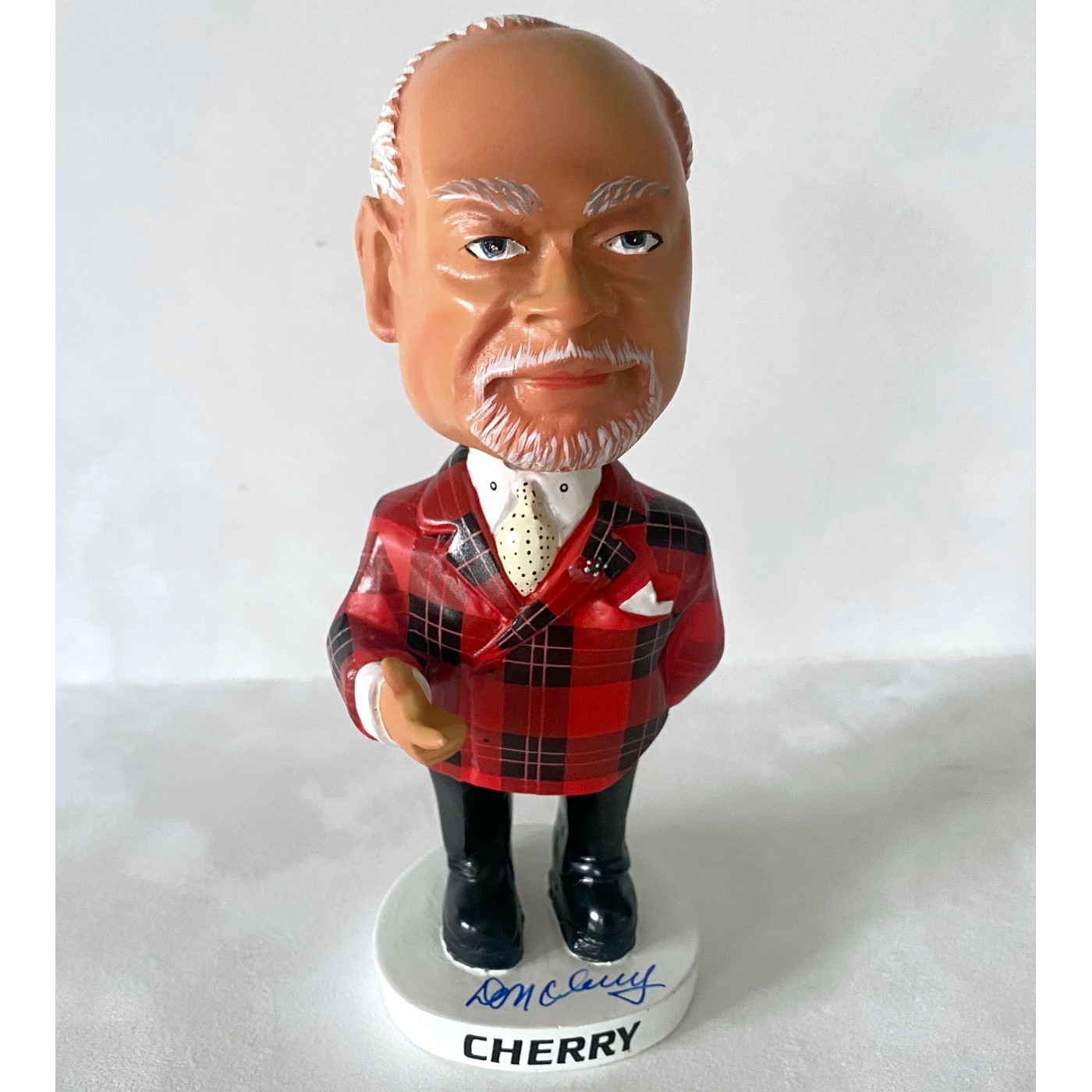 Don Cherry Signed The Official Don Cherry Grapes Bobblehead