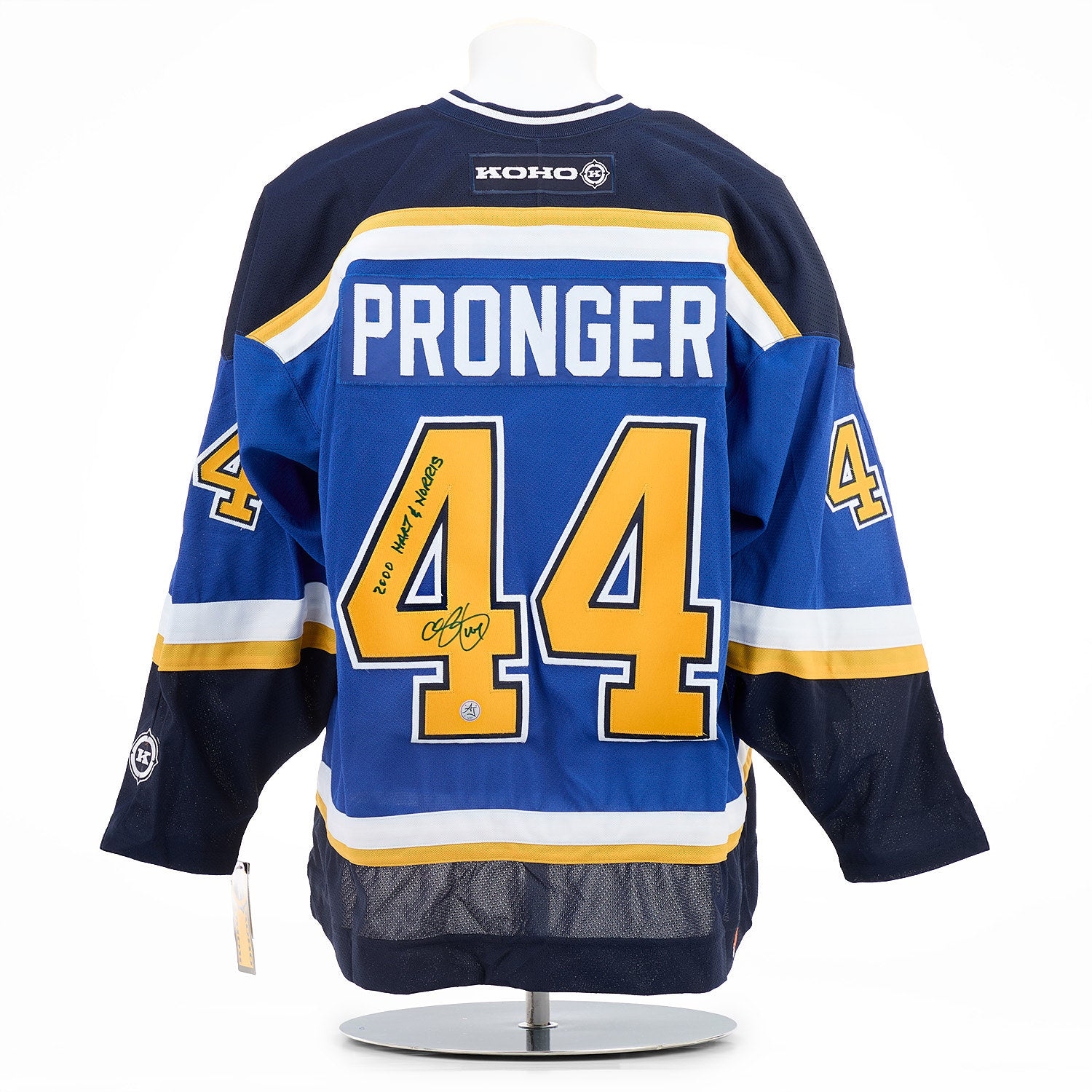 Chris Pronger Signed & Inscribed St Louis Blues Vintage KOHO CCM Jersey