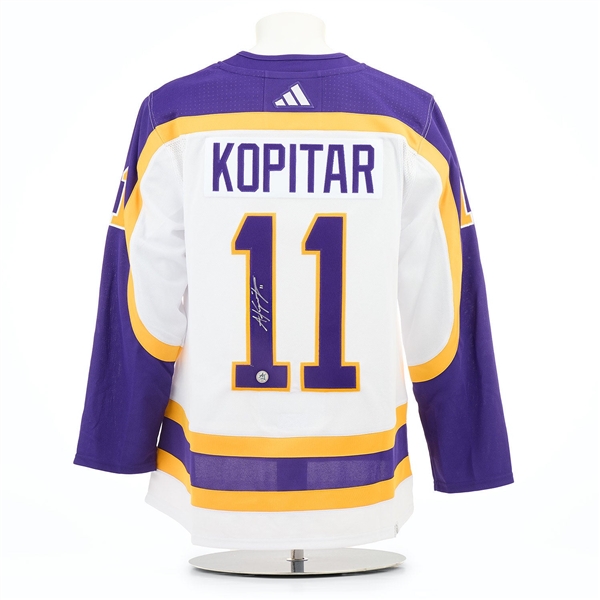 Anze Kopitar Signed Los Angeles Kings Reverse Retro 2.0 adidas Jersey