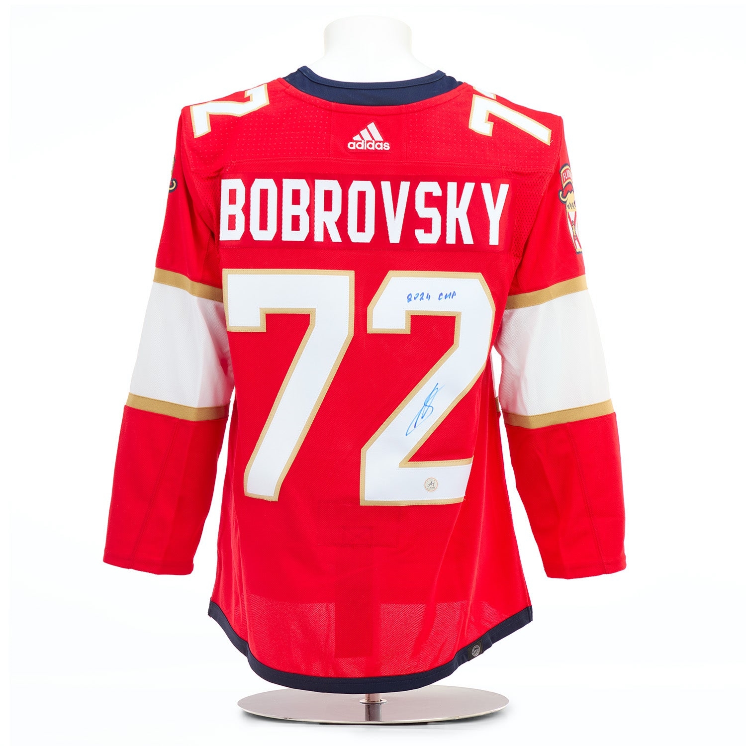 Sergei Bobrovsky Florida Panthers Signed & Inscribed Stanley Cup adidas Jersey